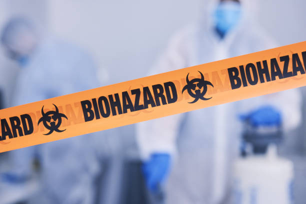 Professional Drug Lab Cleanup technician working in Yorktown, IN
